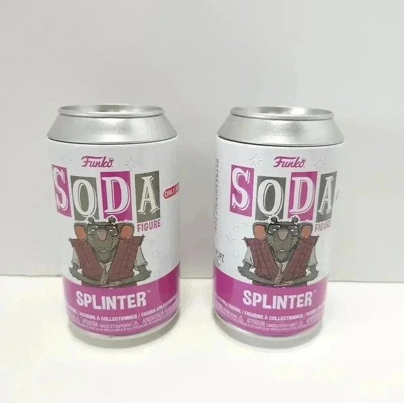 Funko Pop Soda Splinter NEW Lot Of 2 - Picture 1 of 3